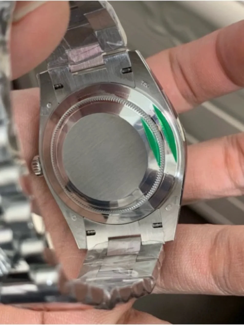 Rolex Day-Date Men's Watch - Ice Blue Dial, Silver Bracelet